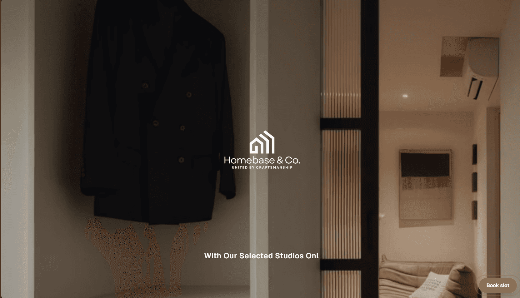 Homebase & Co desktop website